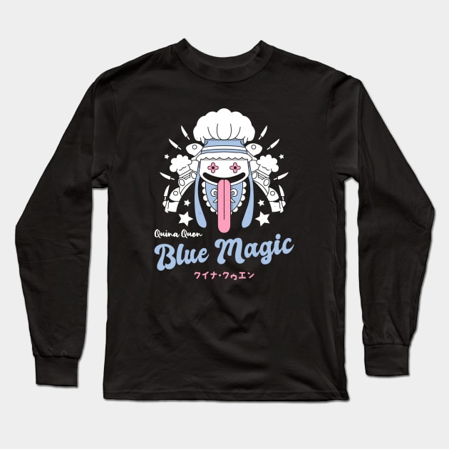 Quina Blue Magic Long Sleeve T-Shirt by logozaste